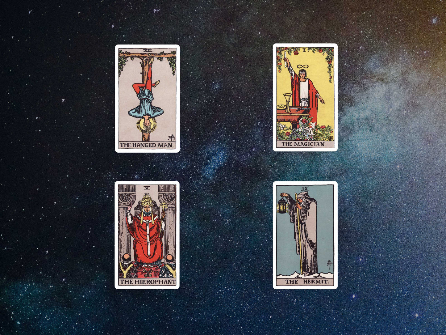 TAROT Stickers — Rider Waite Major Arcana