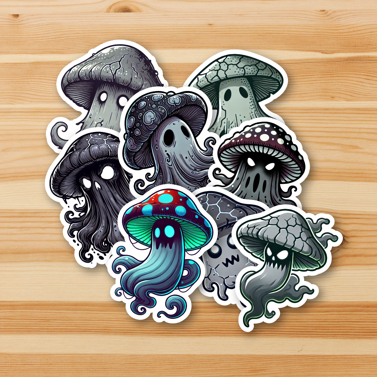 MUSHROOM GHOST Stickers