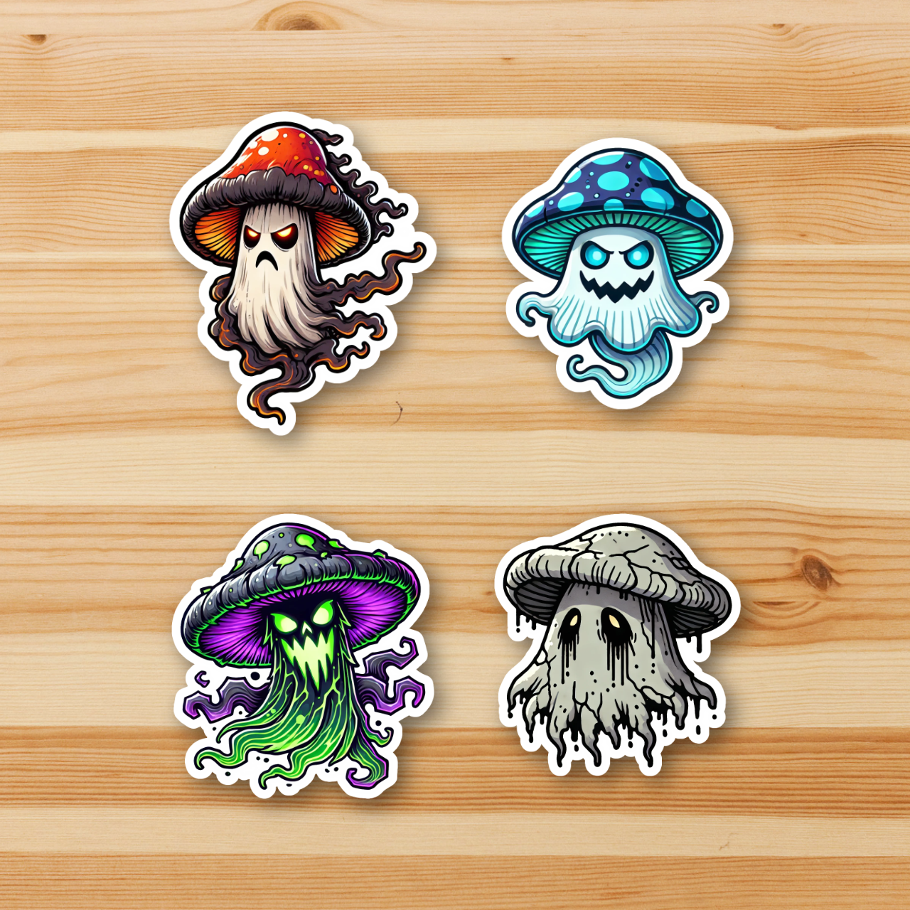 MUSHROOM GHOST Stickers
