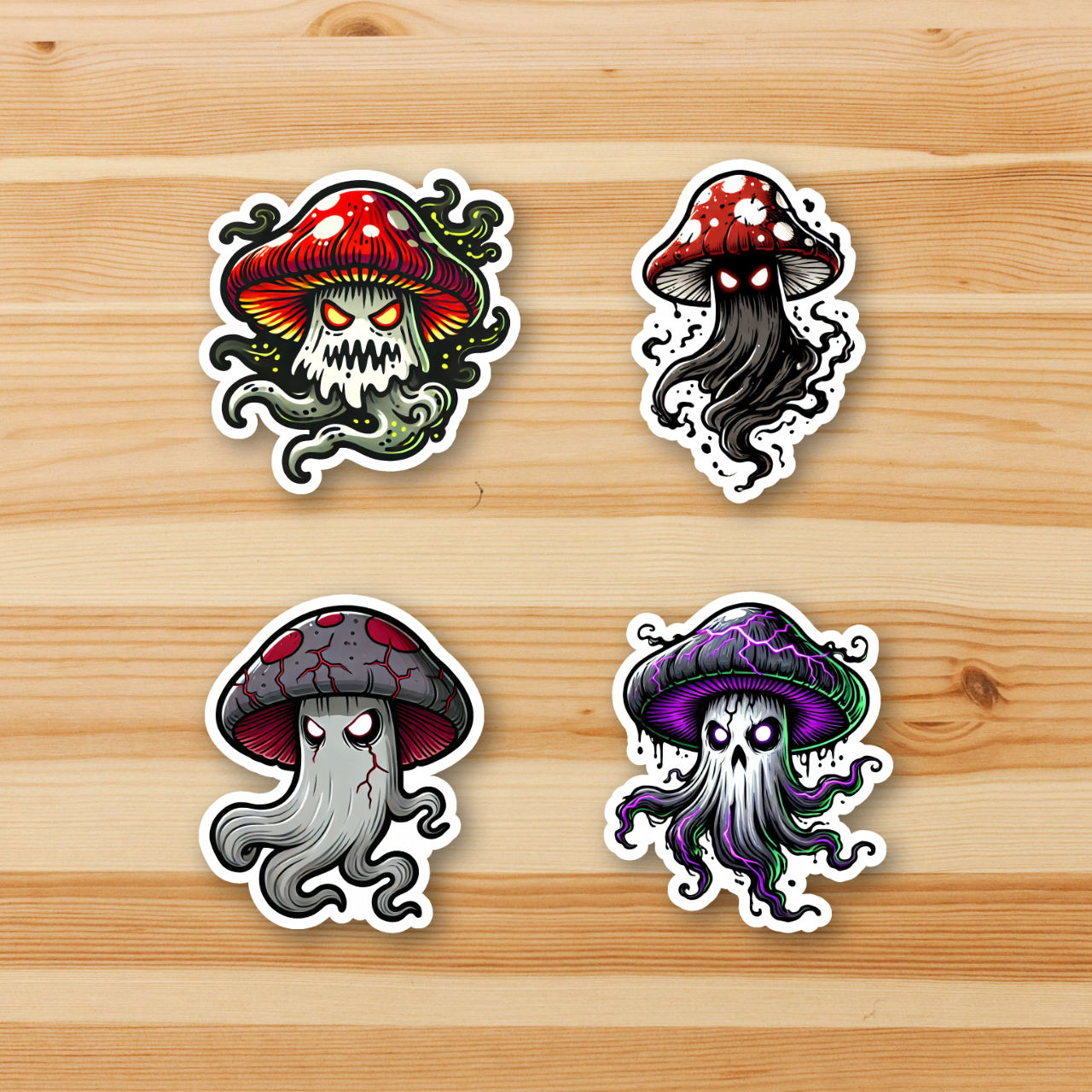 MUSHROOM GHOST Stickers