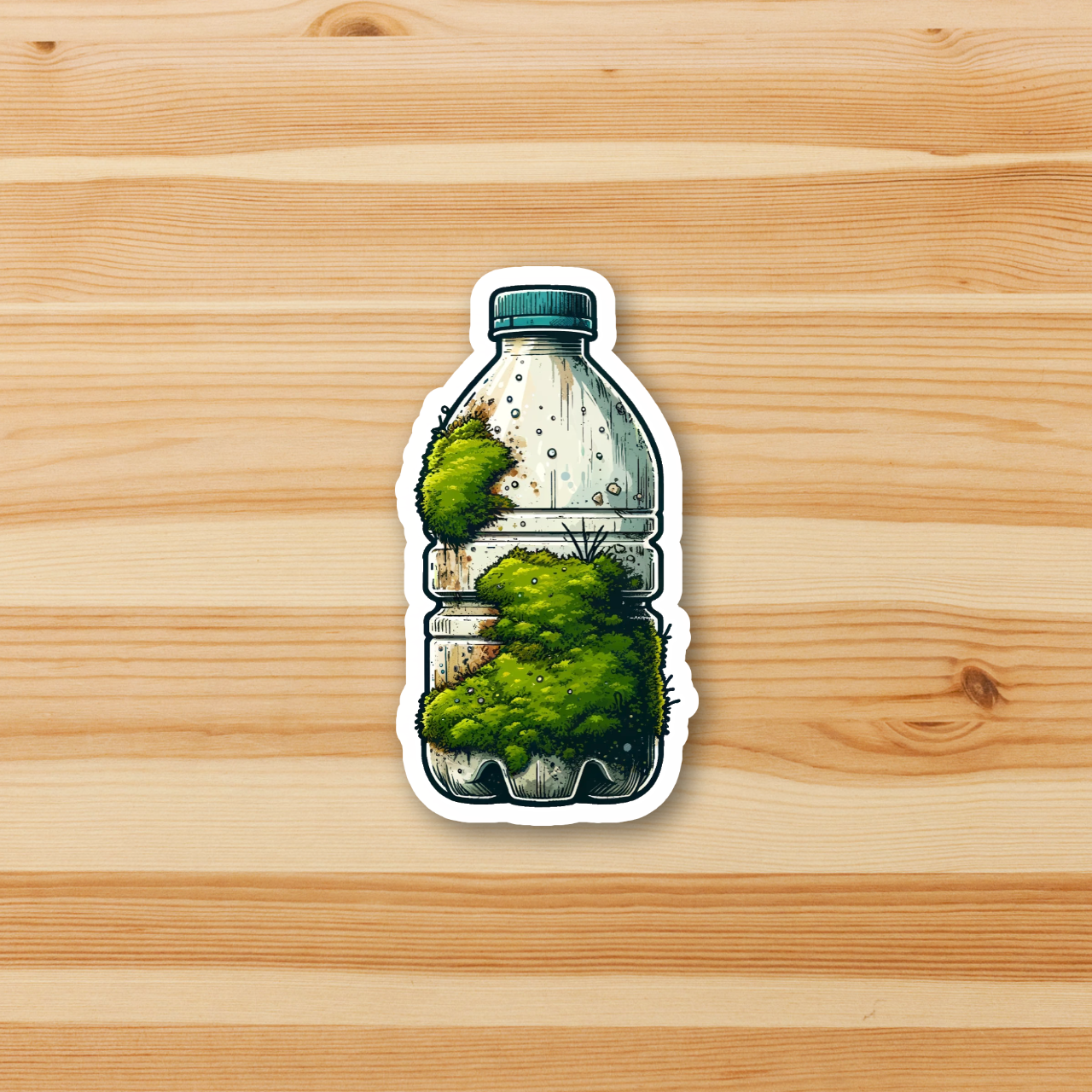 MOSS COVERING OBJECTS OF OUR TIME Stickers