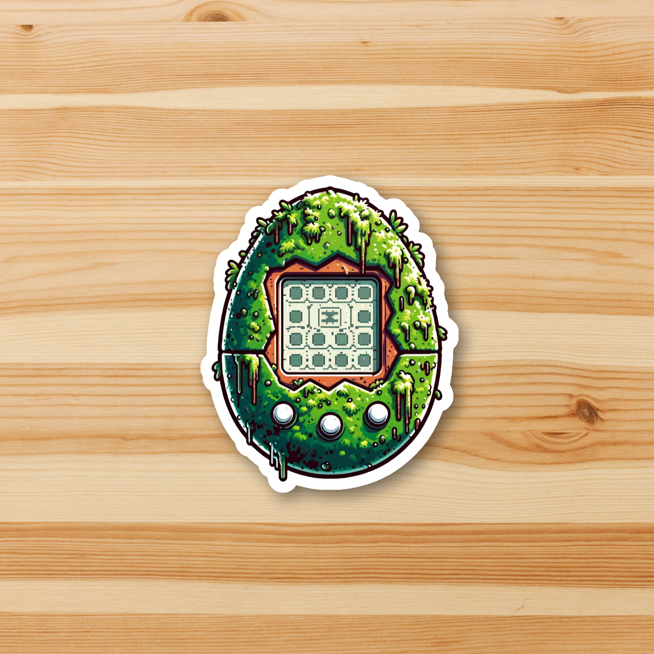 MOSS covering objects of our time Stickers
